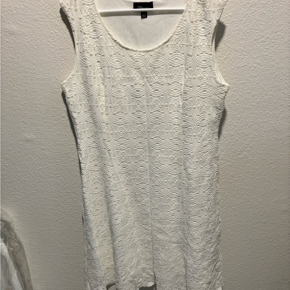 Studio White Lace Mini Dress